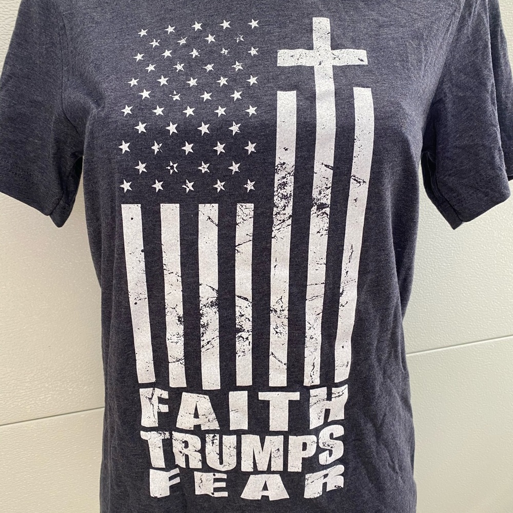 NEW Faith Trumps Fear Limited Edition T-Shirt (UNISEX sizes S-3XL)